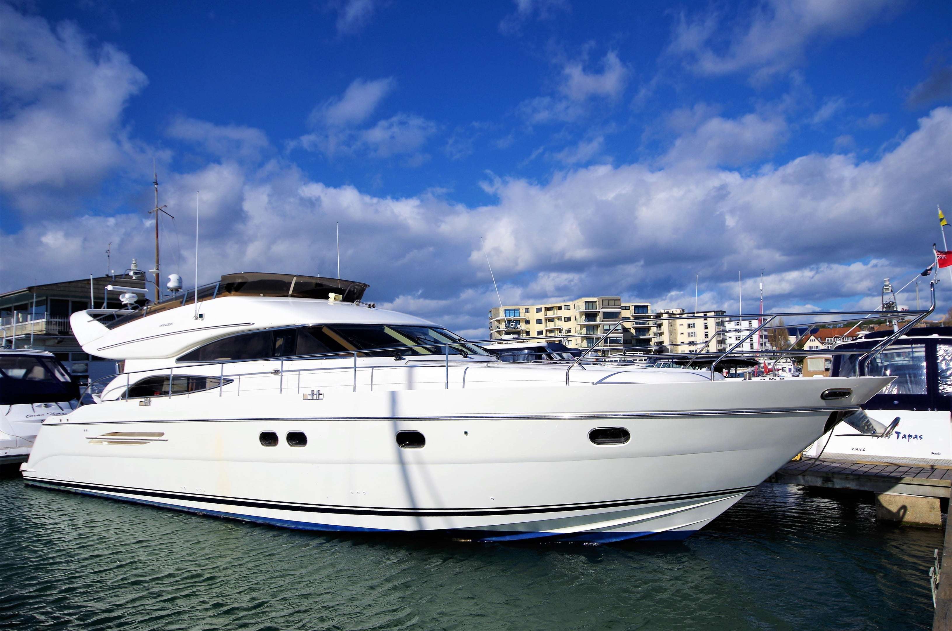 princess 61 yacht price