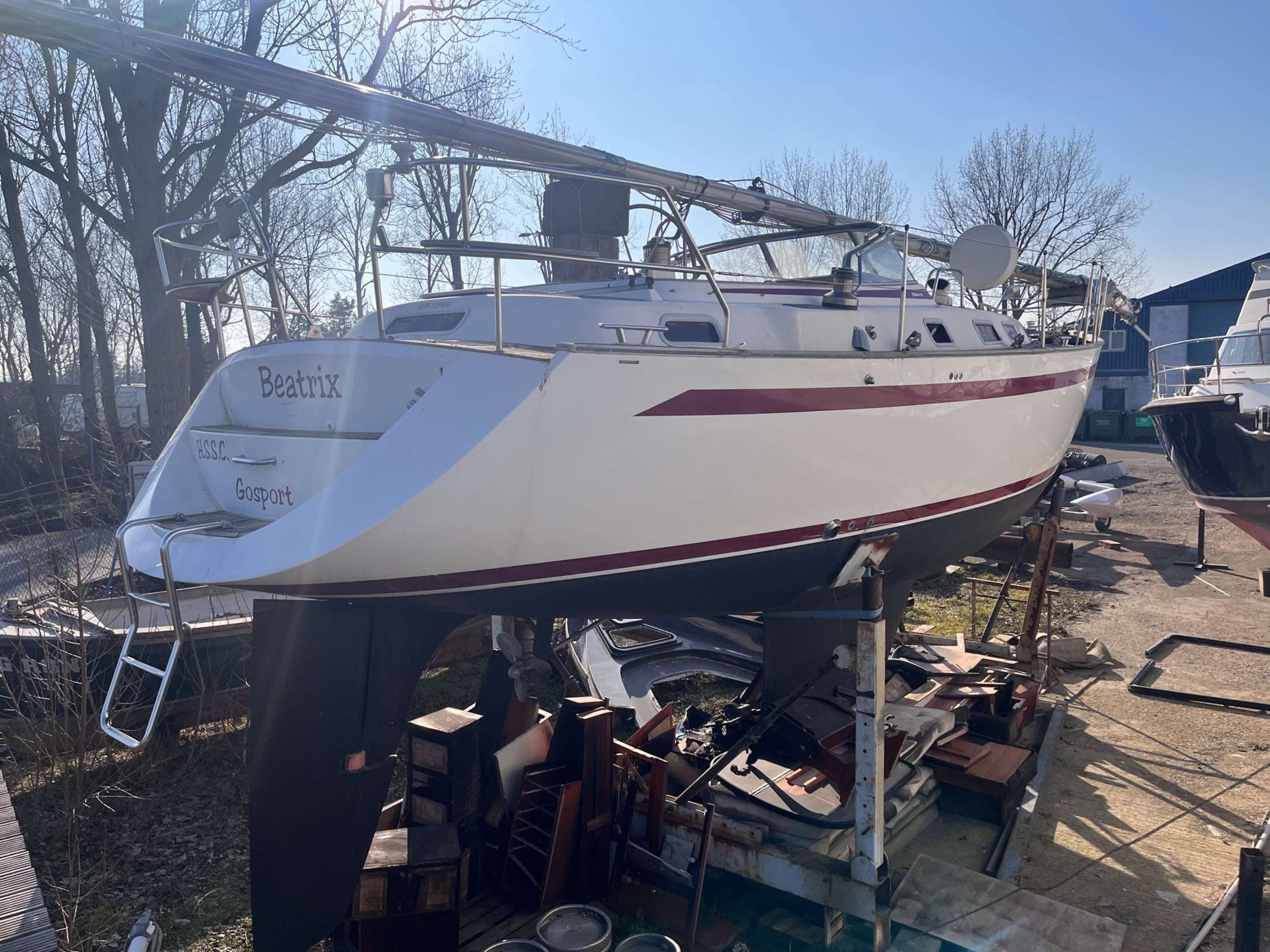 salvage yachts for sale uk