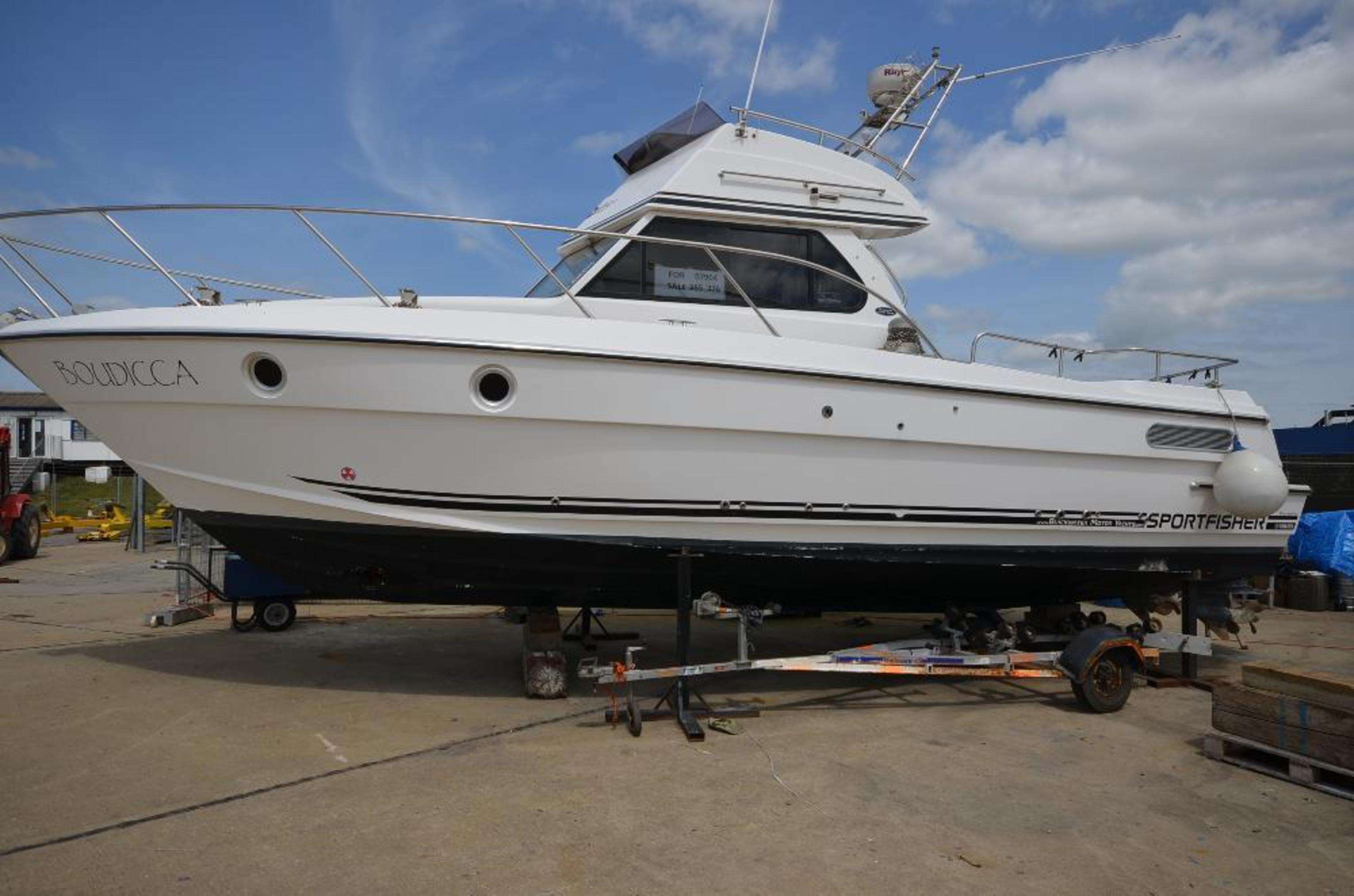 SOLD 2009 Black Water Sports Fisher 35 Boats.co.uk