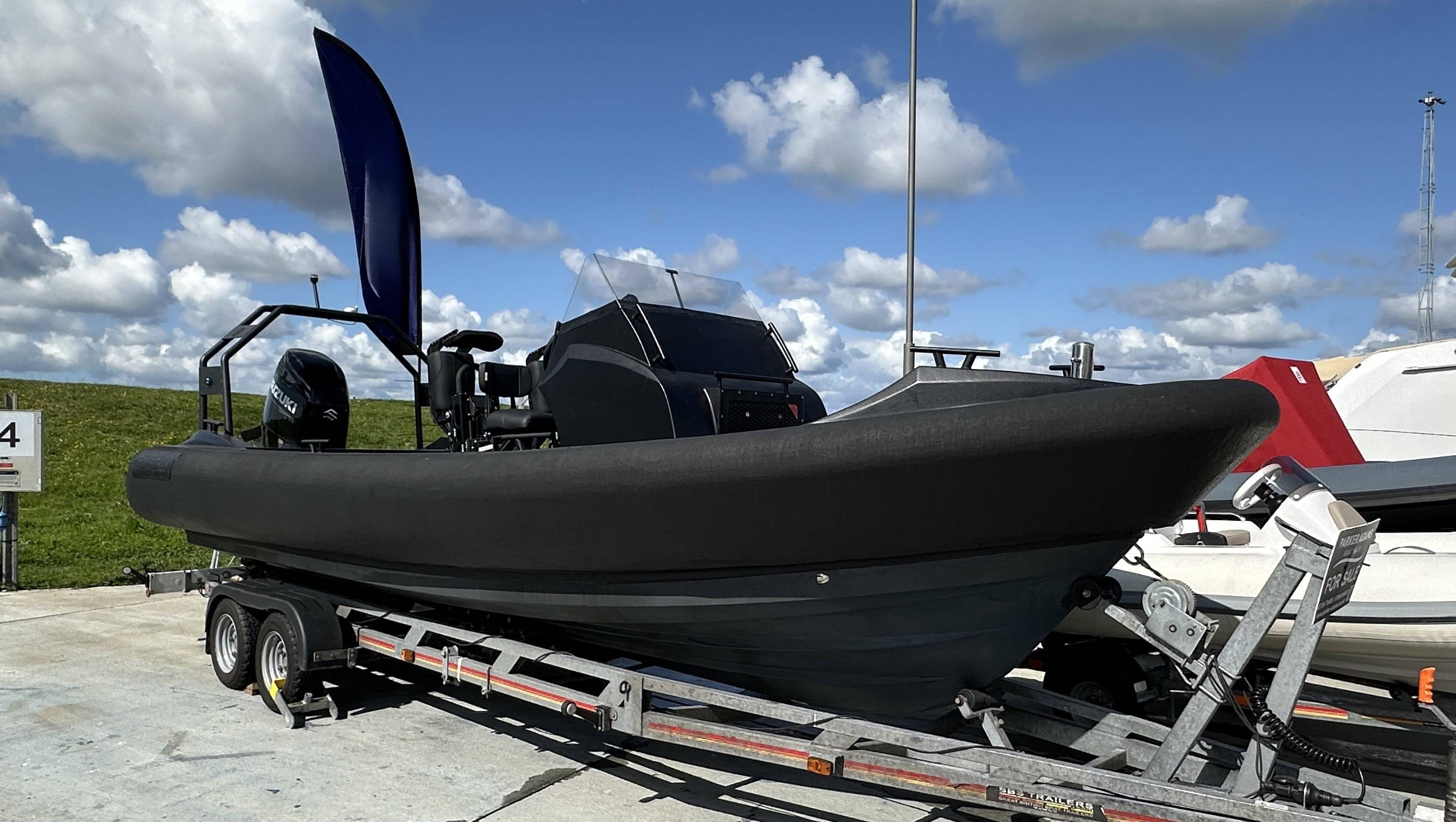 2022 ULTIMATE BOATS P-CLASS 7.5M RIB // SUZUKI 250HP Outboard // Only 70 hours // Raymarine Axiom Plotter // Anchor // Ultimate Boats design and built high quality workboats for specialised dive operations and are specifically developed for the rigours of commercial dive operations, marine exploration, search and recovery. With unparalleled stability and advanced navigational capabilities, they are the definitive choice for safe and efficient dive operations. 
We offer this 2022 model which is immediately available. A trailer can be supplied at extra cost. 
Contact Boats.co.uk for more information or to arrange a viewing +44 (0)1702 258885 or email: sales@boats.co.uk